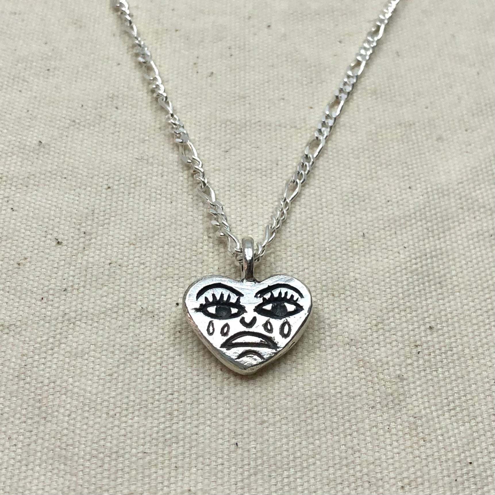 Crying Heart Necklace