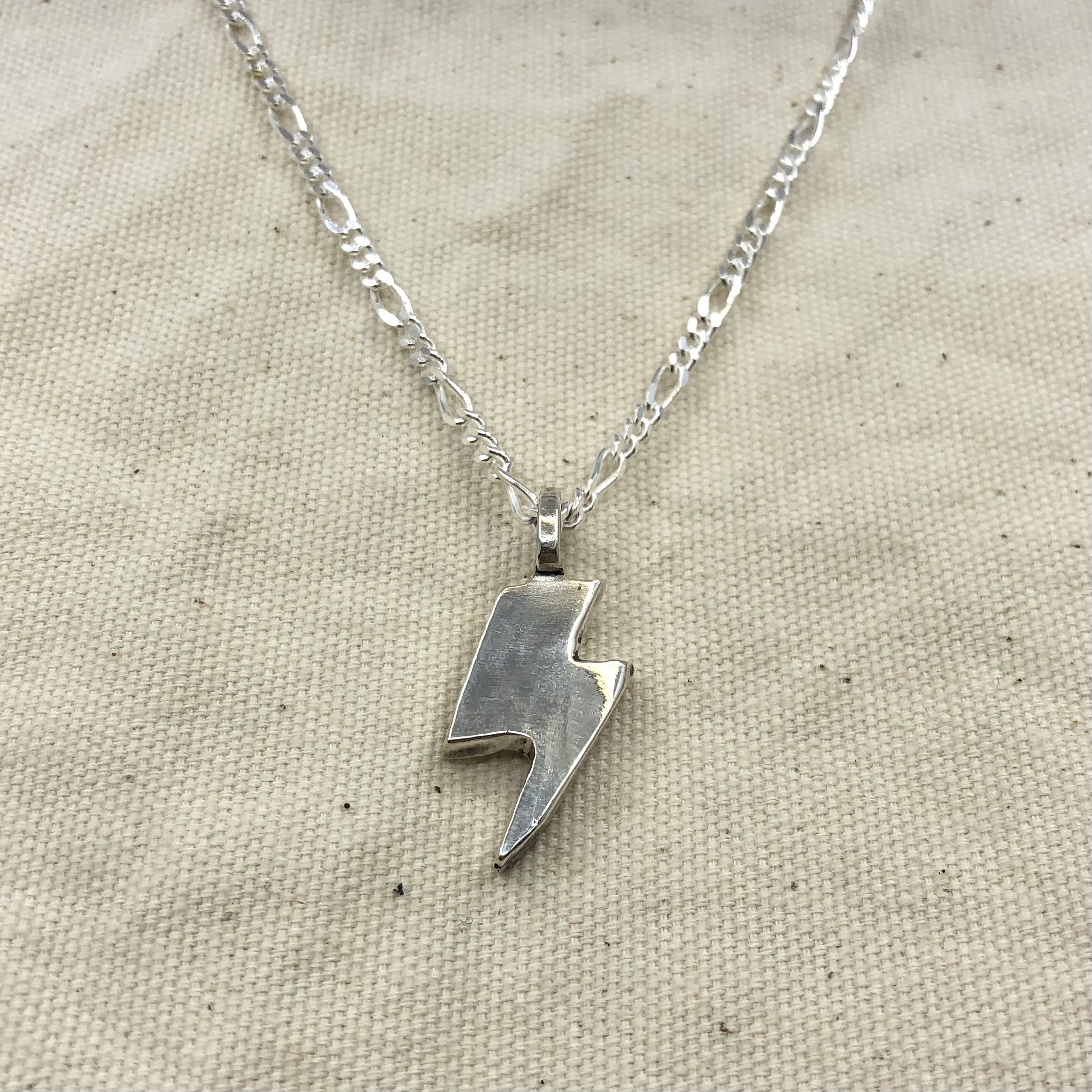 Silver Lightening Necklace NC5390 - Diamond T Outfitters